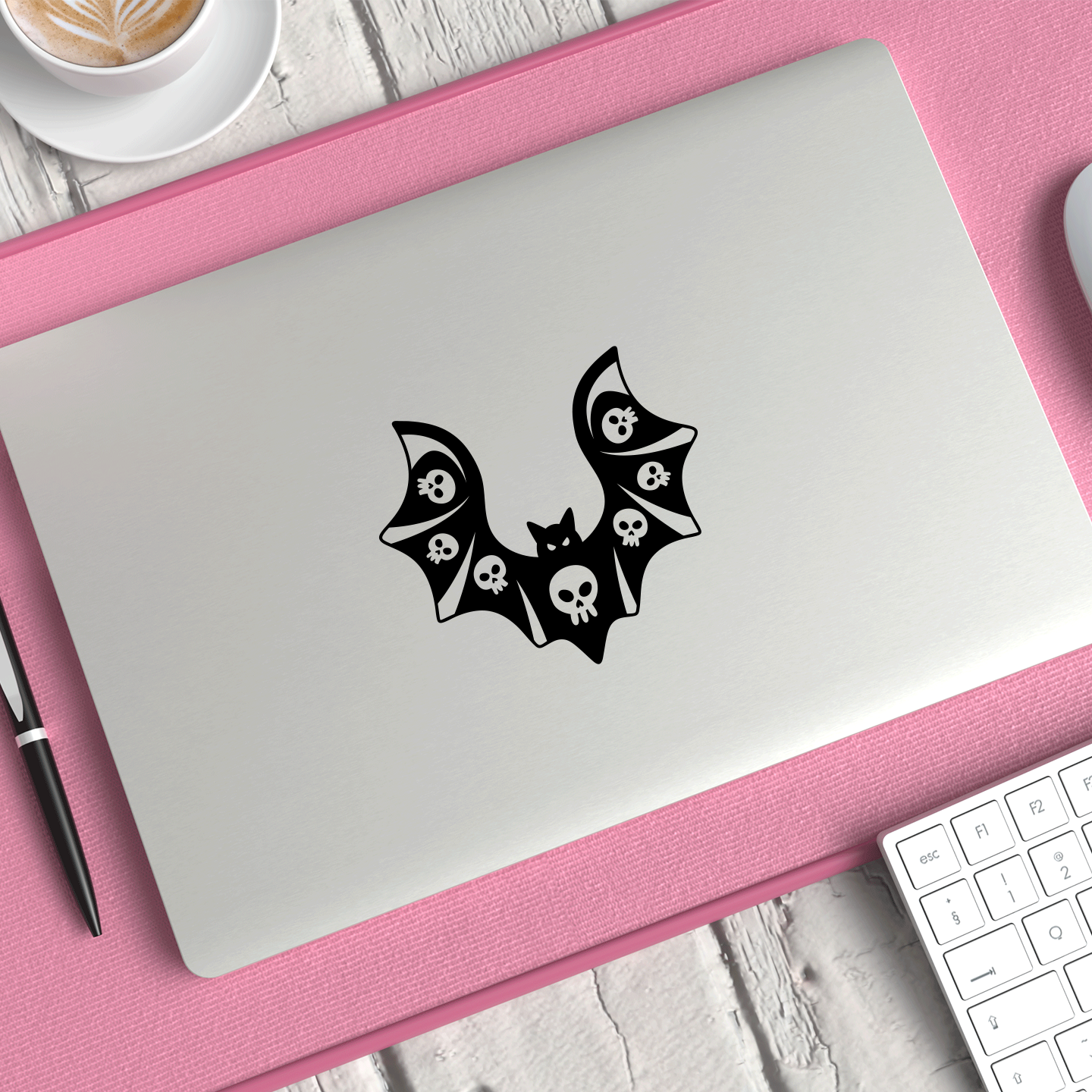 Skull Bat Sticker