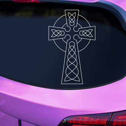 Celtic Cross Sticker