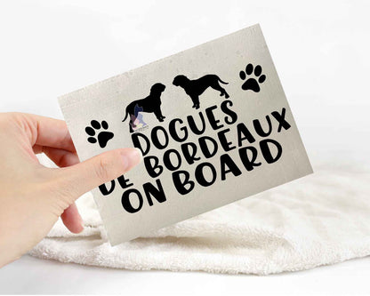 Dogues de Bordeaux On Board Sticker