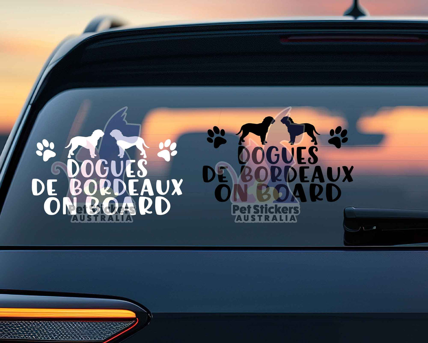 Dogues de Bordeaux On Board Sticker