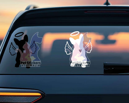 French Bulldog With Angel Wings Sticker