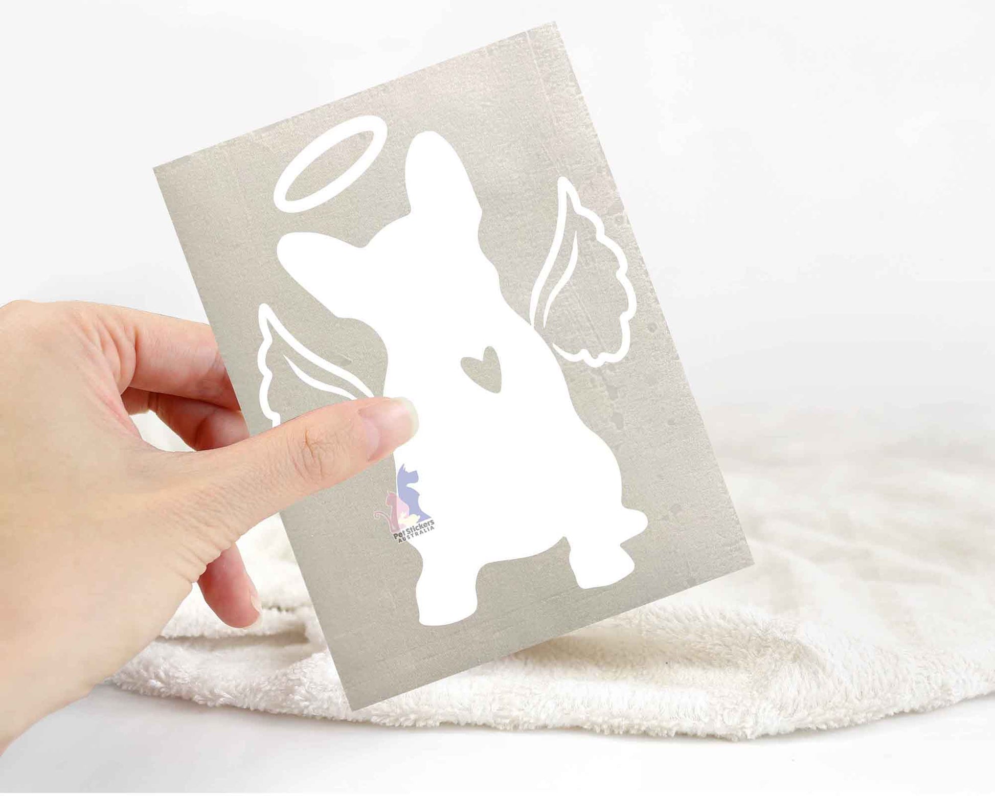 French Bulldog With Angel Wings Sticker