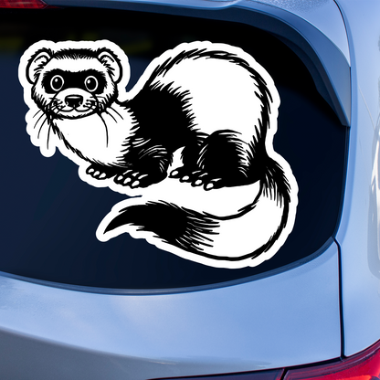 Cute Ferret Sticker