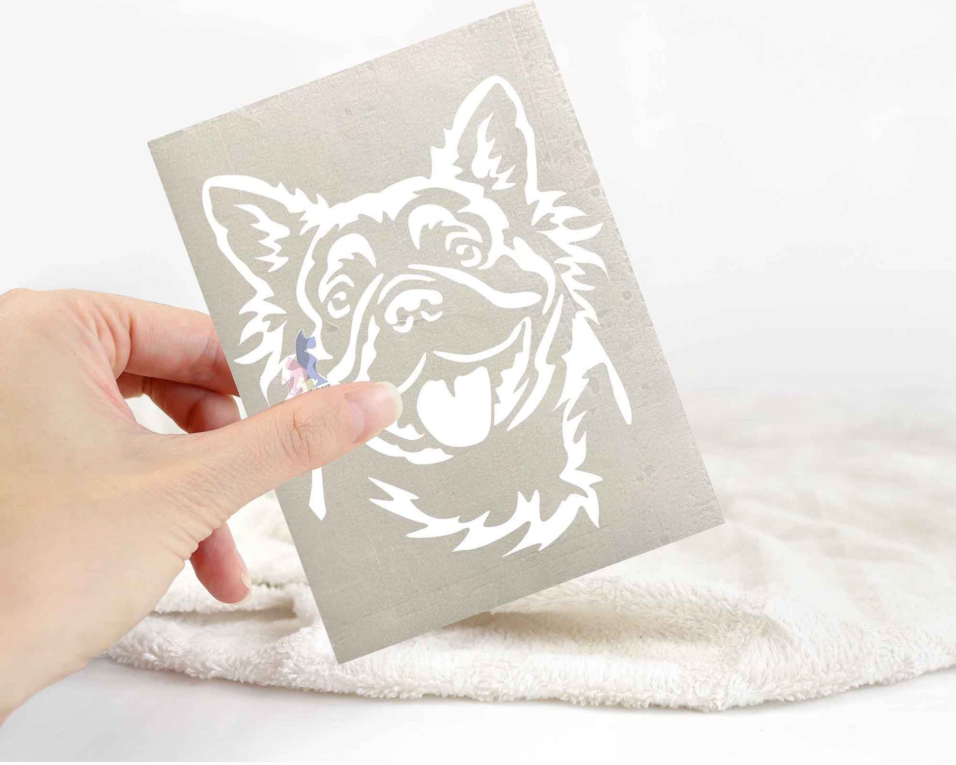 Fluffy French Bulldog Sticker