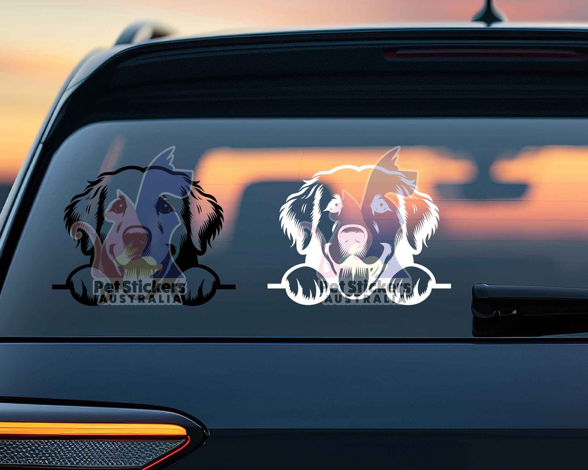 Golden Ririverer Sticker Golden Retriever Sticker | Dog Stickers For Cars Australia – Pet ...