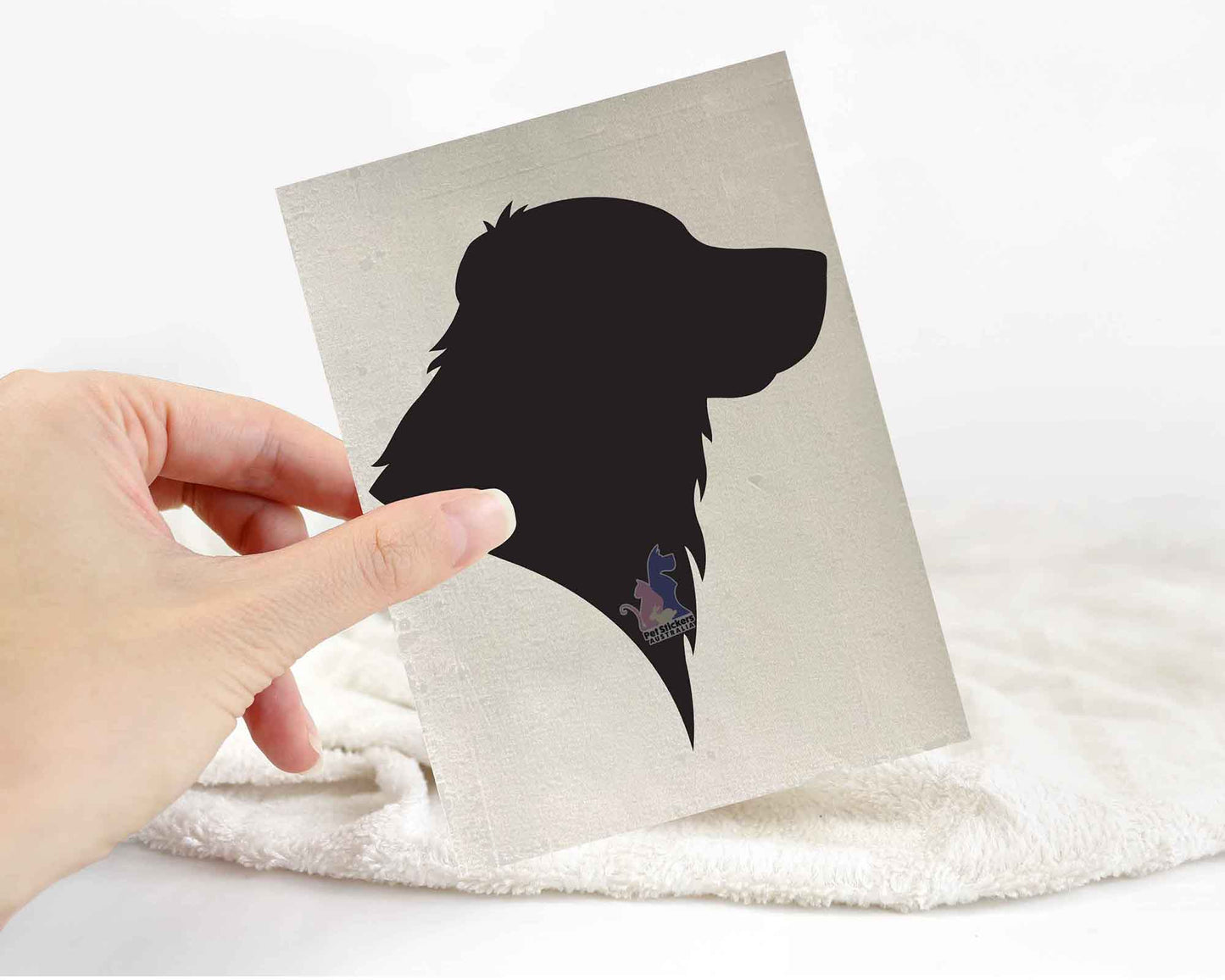 Golden Retriever Silhouette Stickers