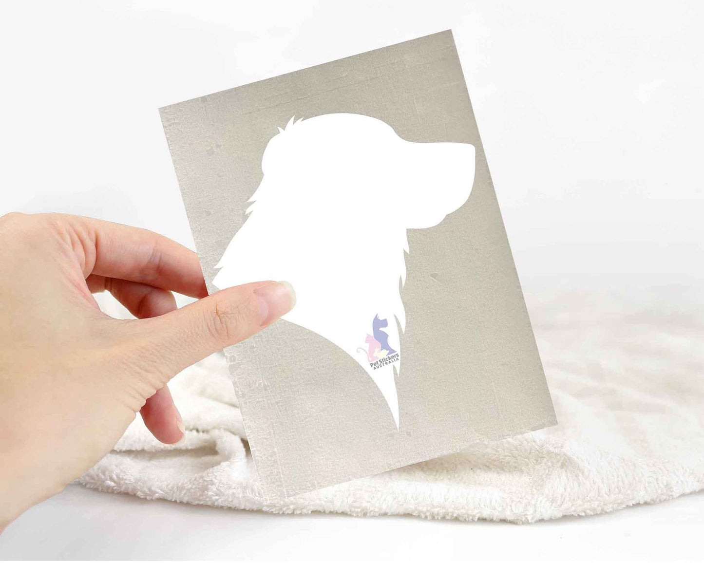 Golden Retriever Silhouette Stickers