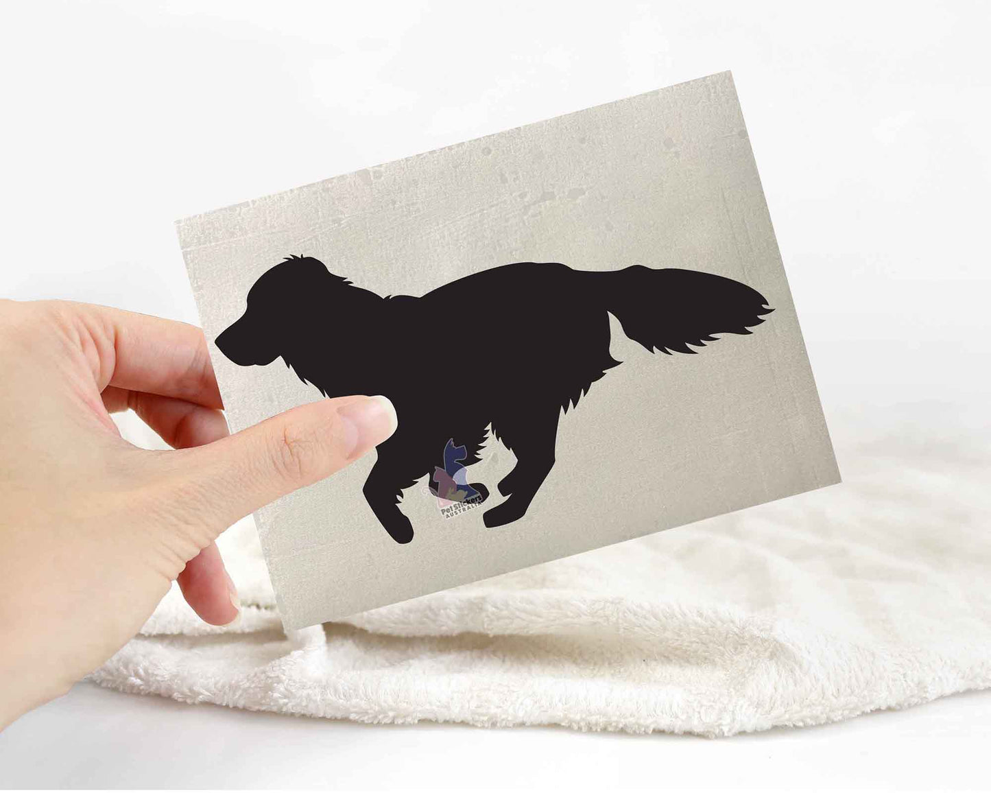 Golden Retriever Silhouette Stickers