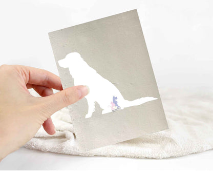 Golden Retriever Silhouette Stickers