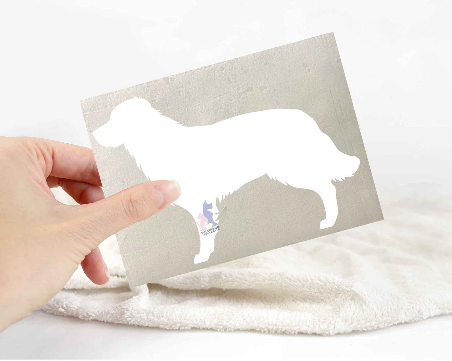 Golden Retriever Silhouette Stickers