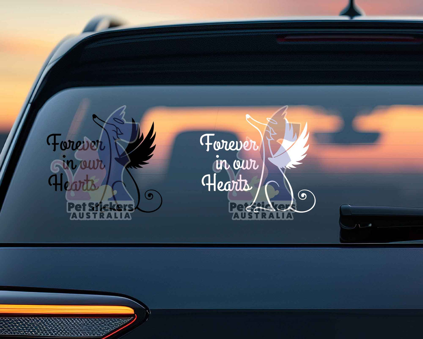 Greyhound Forever In Our Hearts Sticker