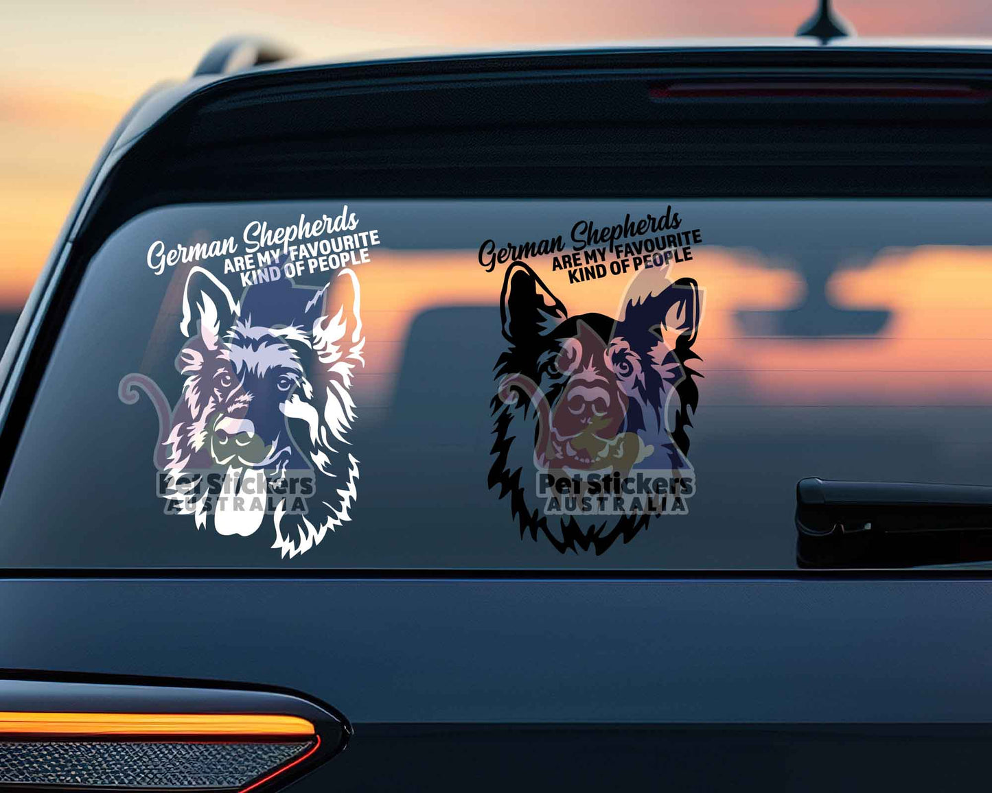 German Shepherds Are My Favourite Kind Of People Sticker