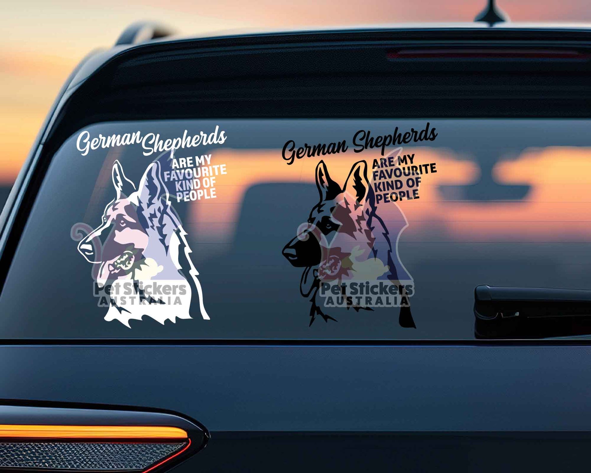 German Shepherds Are My Favourite Kind Of People Sticker