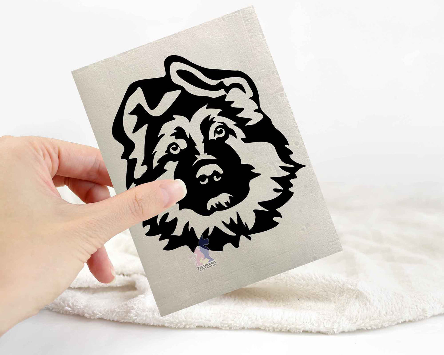 German Shepherd Puppy Sticker