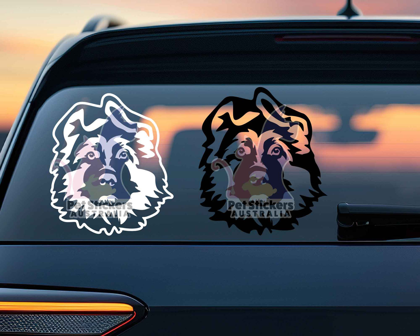 German Shepherd Puppy Sticker