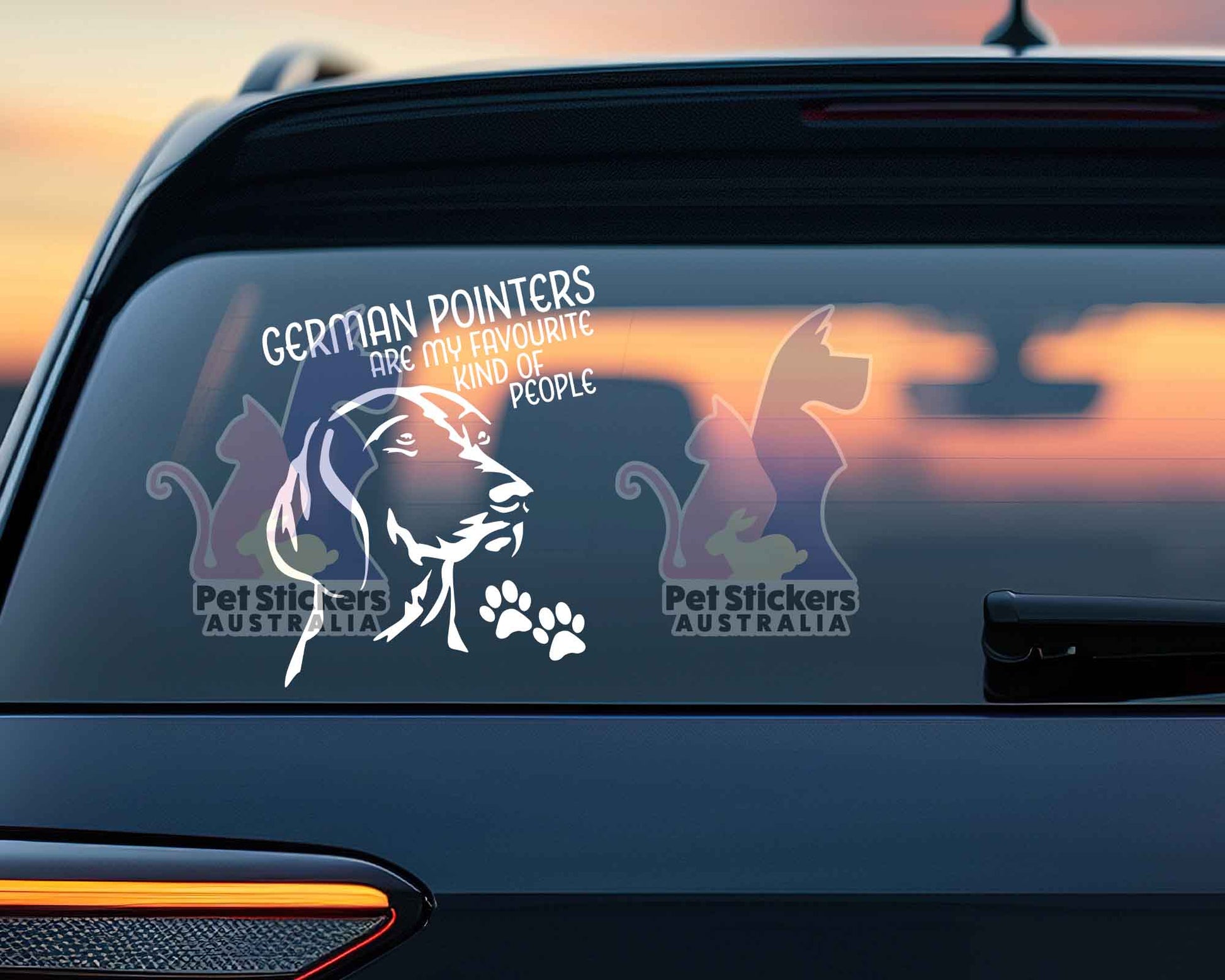 German Pointers Are My Favourite Kind Of People Sticker