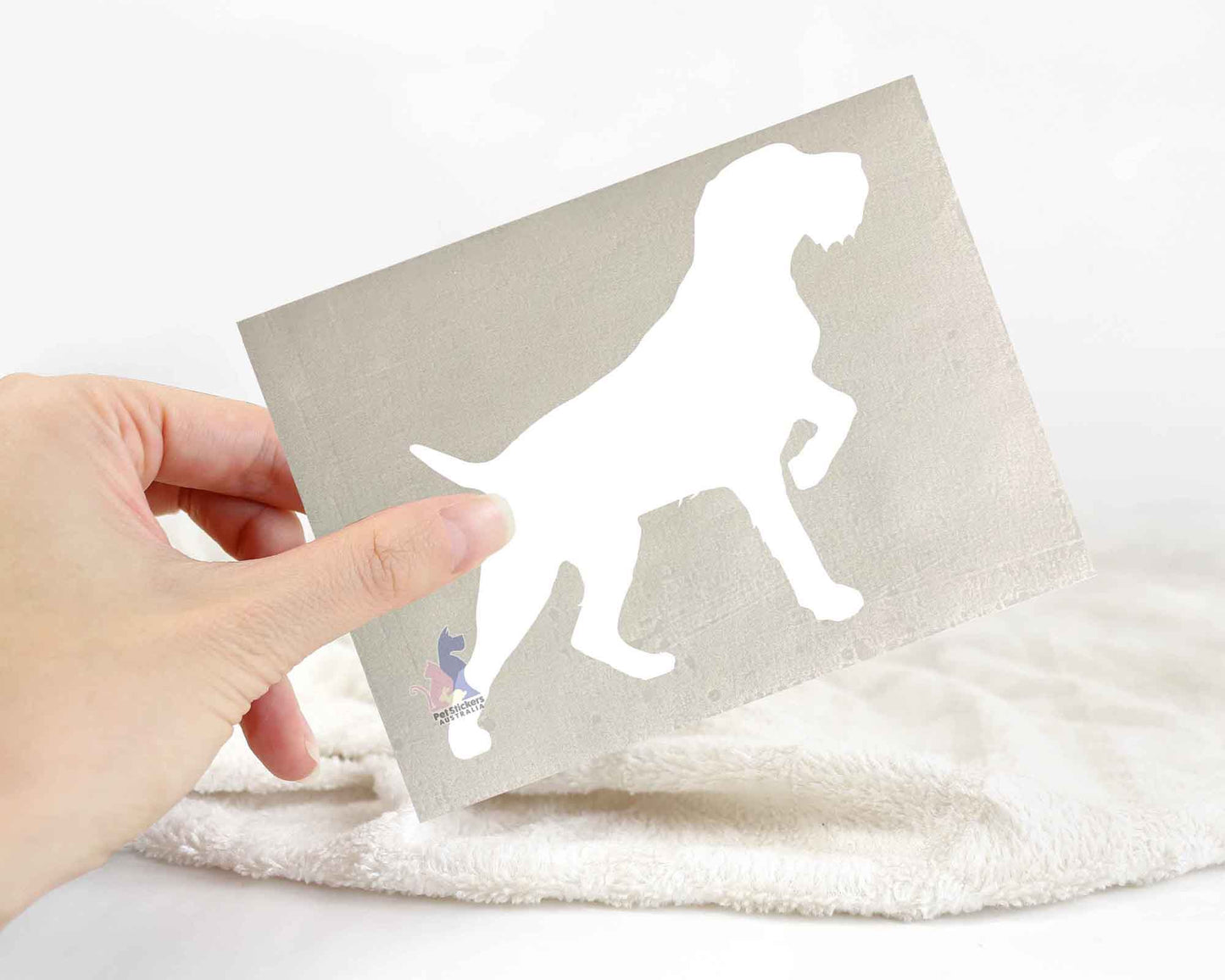 German Wirehaired Pointer Silhouette Stickers