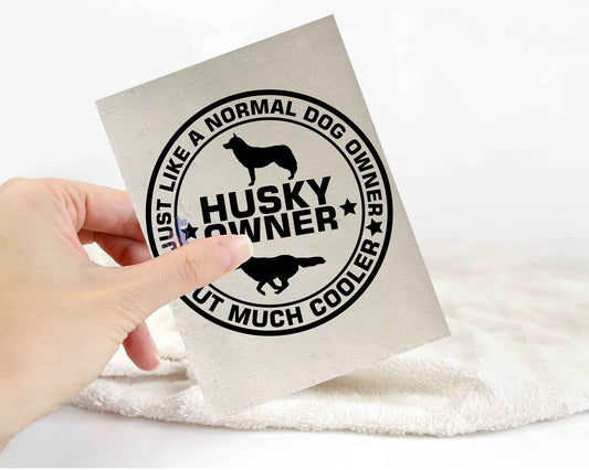 Husky Dog Owner But Cooler Sticker