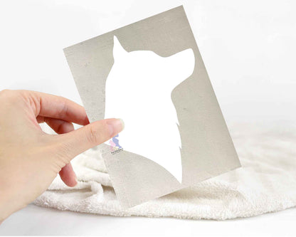 Siberian Husky Silhouette Stickers