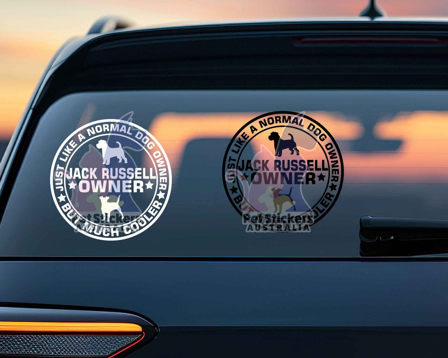 Jack Russell Dog Owner But Cooler Sticker