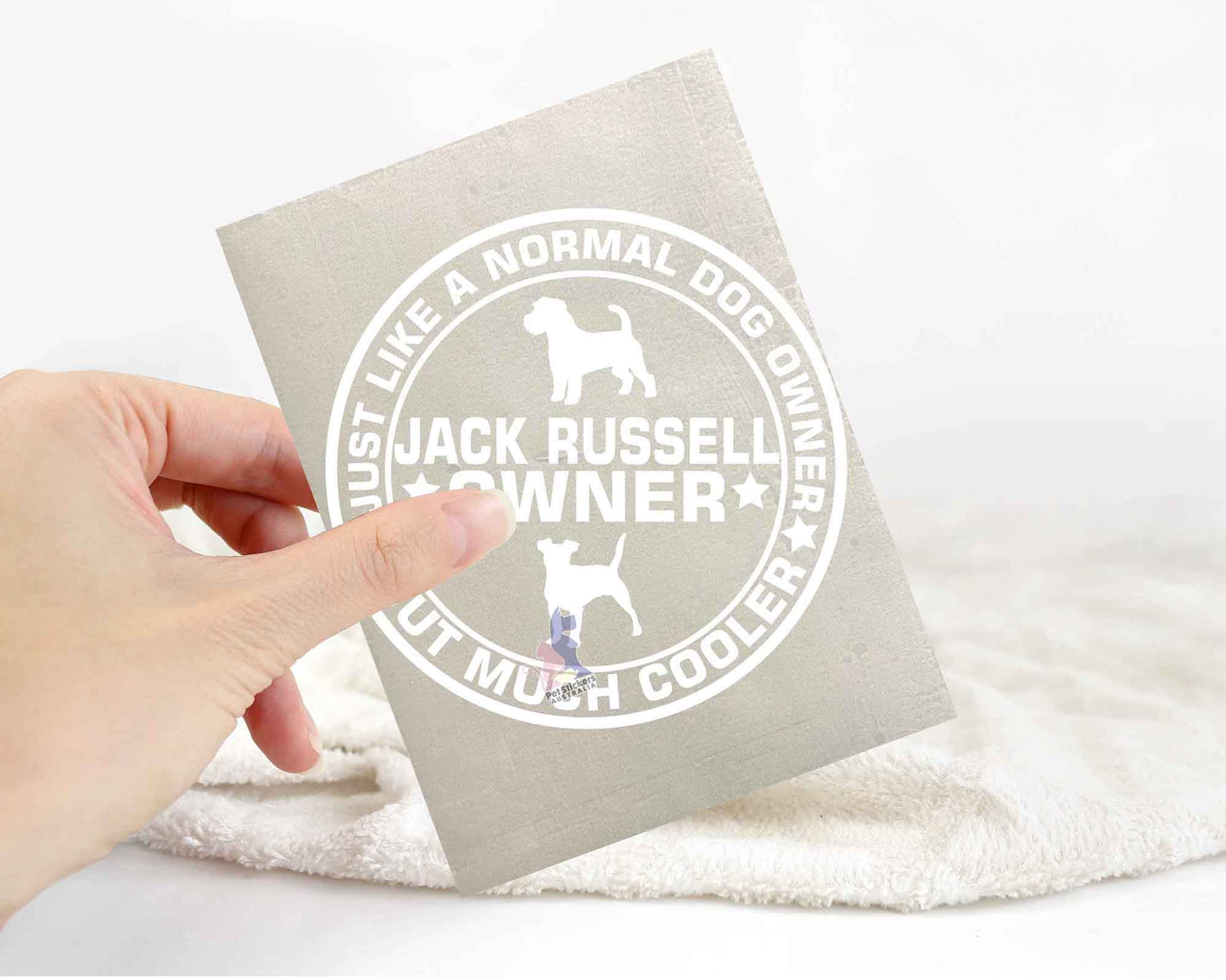 Jack Russell Dog Owner But Cooler Sticker