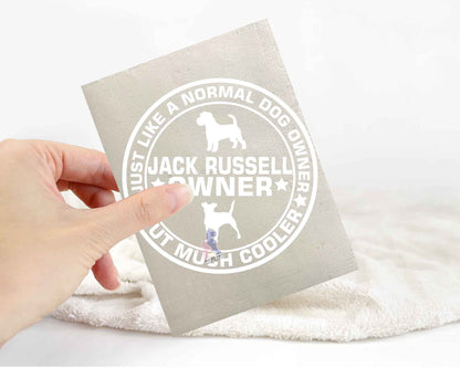 Jack Russell Dog Owner But Cooler Sticker