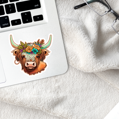 Highland Cow Stickers