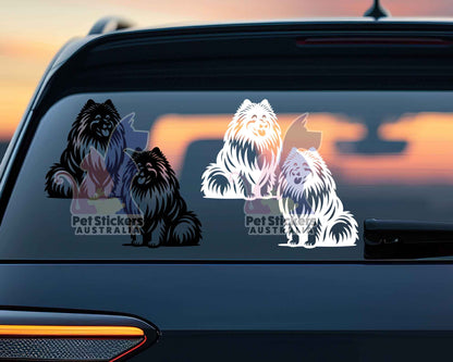 Keeshond Stickers