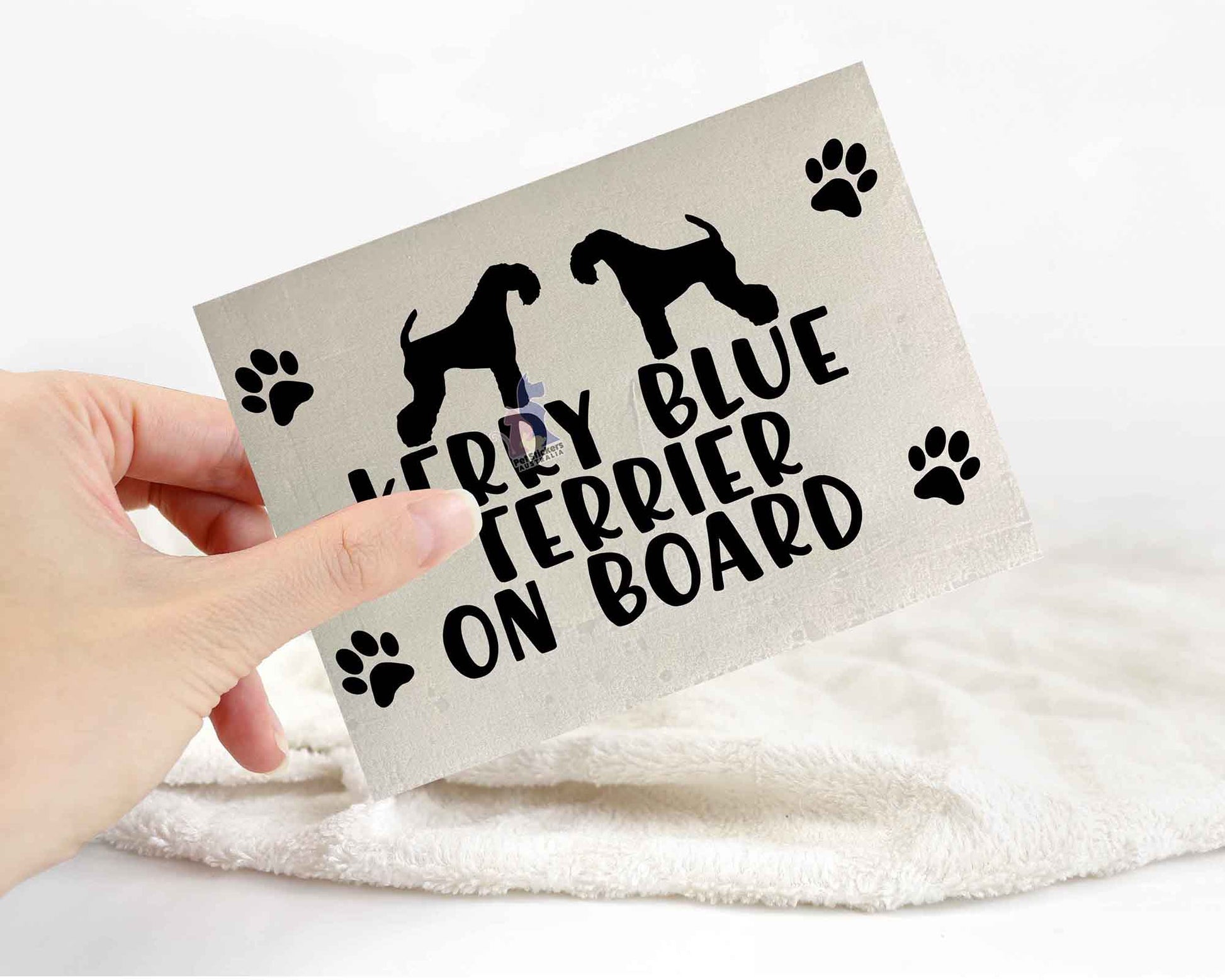 Kerry Blue Terriers On Board Sticker