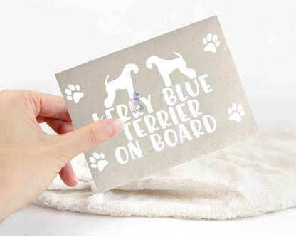 Kerry Blue Terriers On Board Sticker