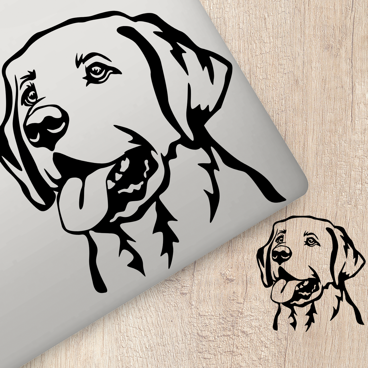 Labrador Retriever Sticker | Dog Stickers For Cars Australia – Pet ...