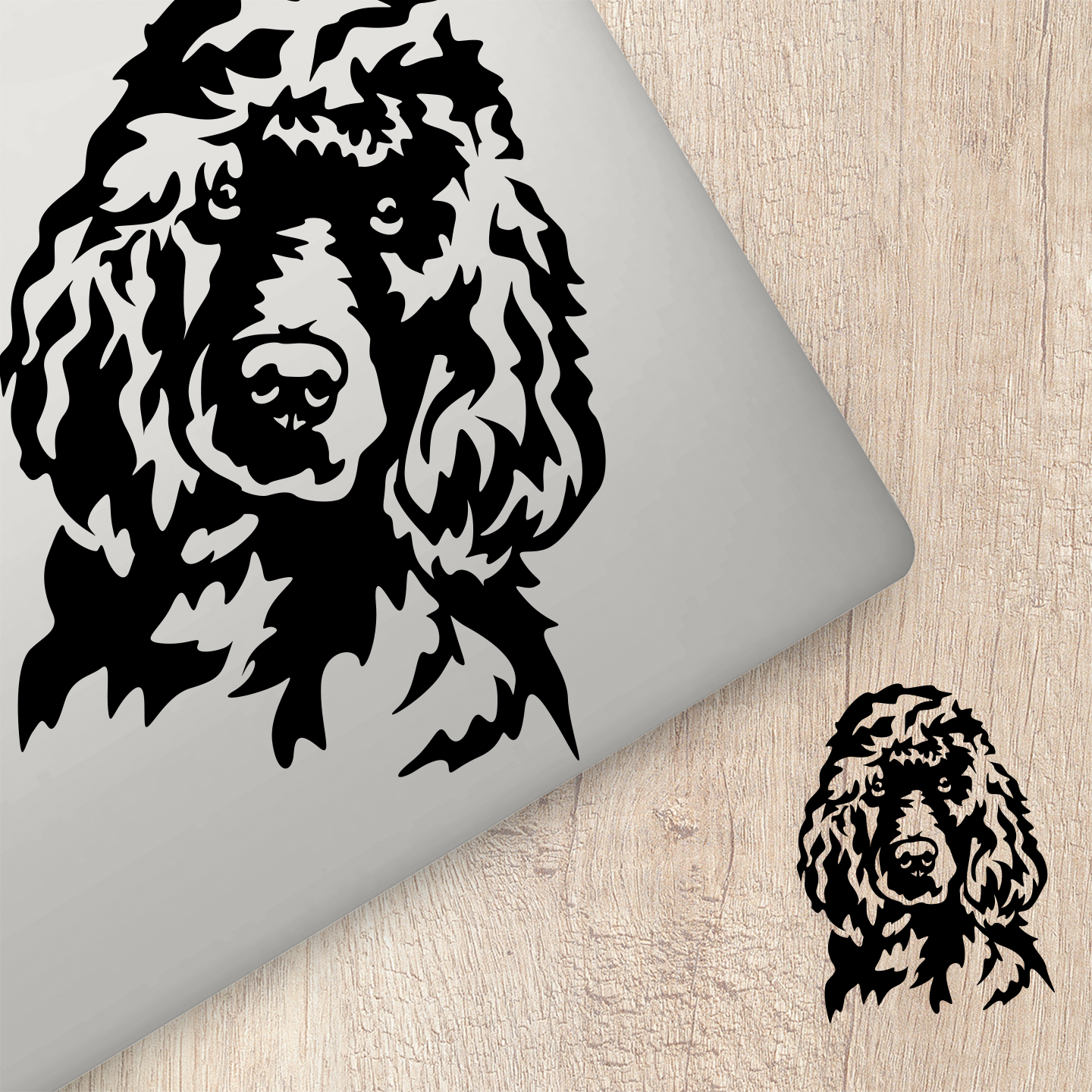 Standard Poodle Sticker | Dog Stickers For Cars Australia – Pet ...