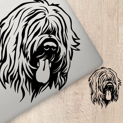 Briard Sticker