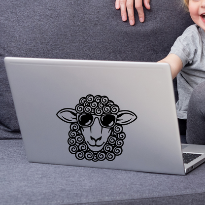 Curly Sheep Sticker