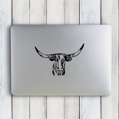 Texas Longhorn Bull Sticker