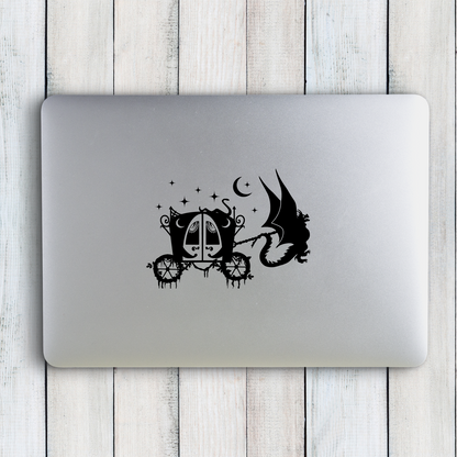 Dragon Princess Carriage Sticker