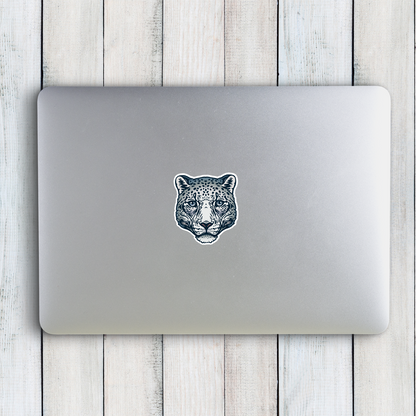 Snow Leopard Sticker