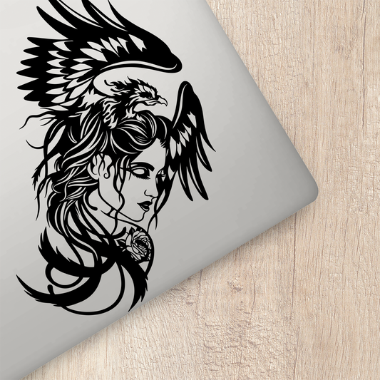 Phoenix Girl Sticker