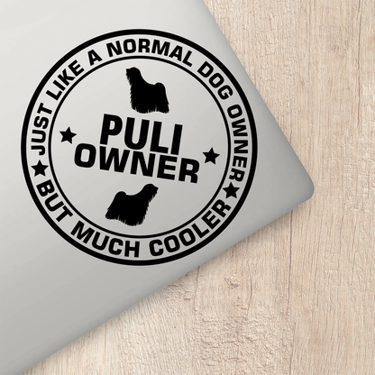 Puli Owner Sticker
