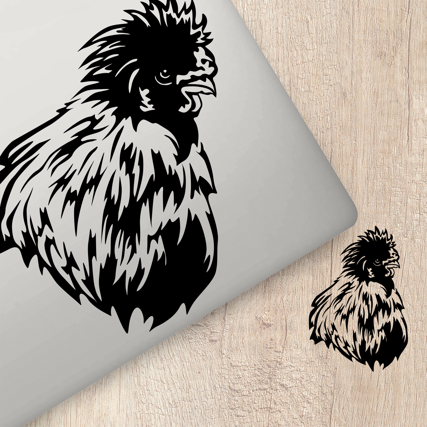 Silkie Chicken Sticker