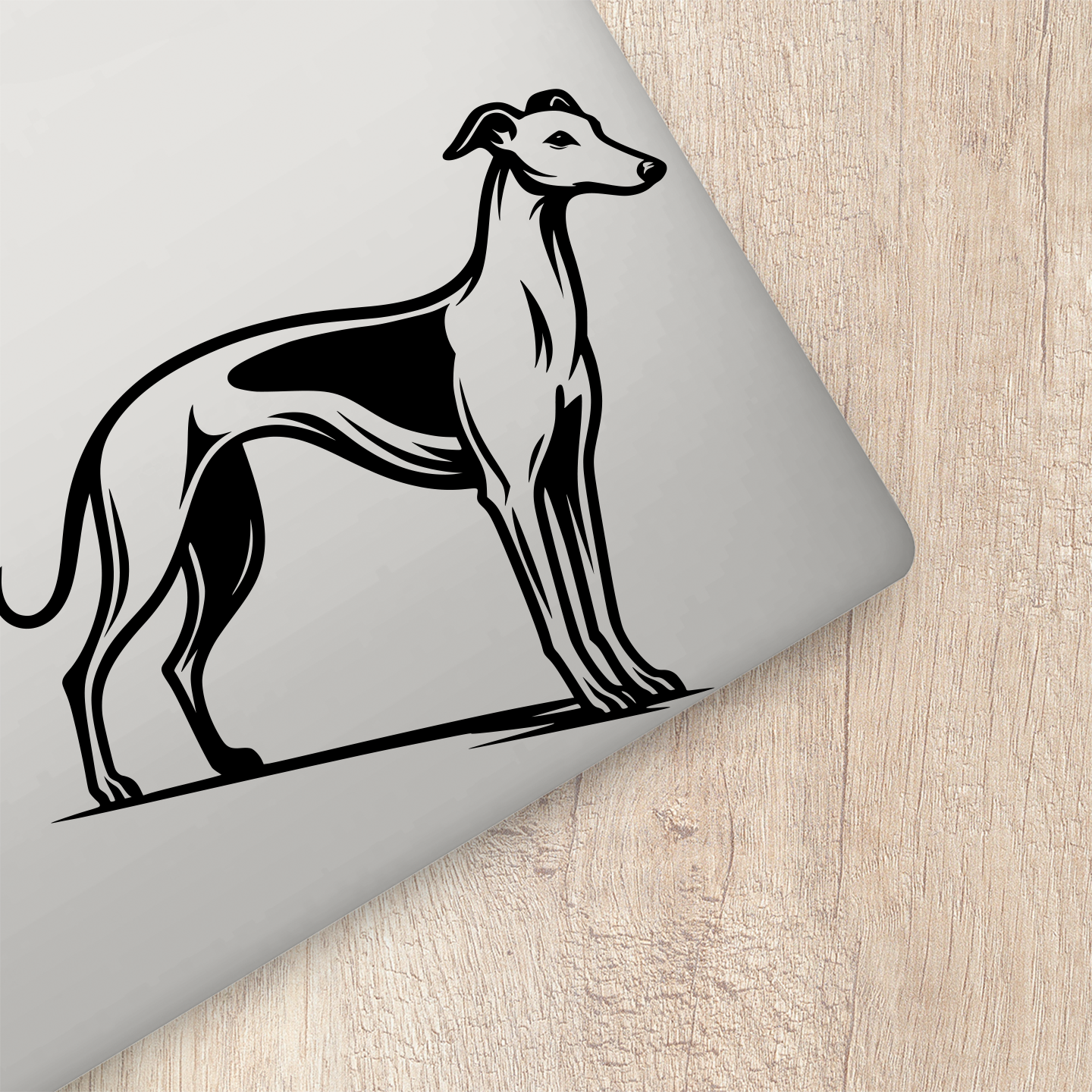 Minimalist Greyhound Standing Sticker
