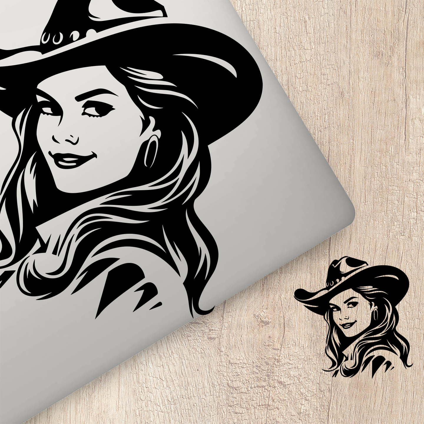 Cowgirl Sticker