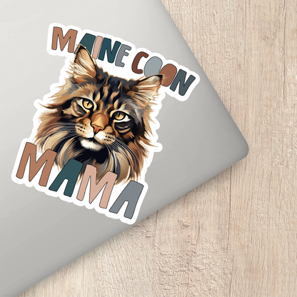 Maine Coon Mama Stickers