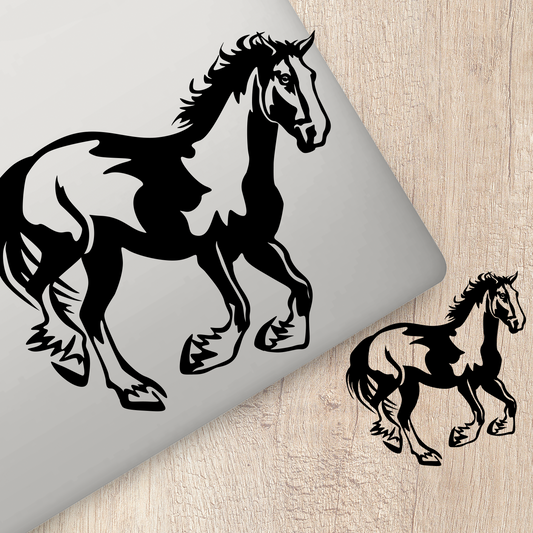 Clydesdale Draught Horse Sticker