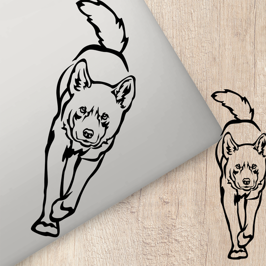 Dingo Prowling Sticker