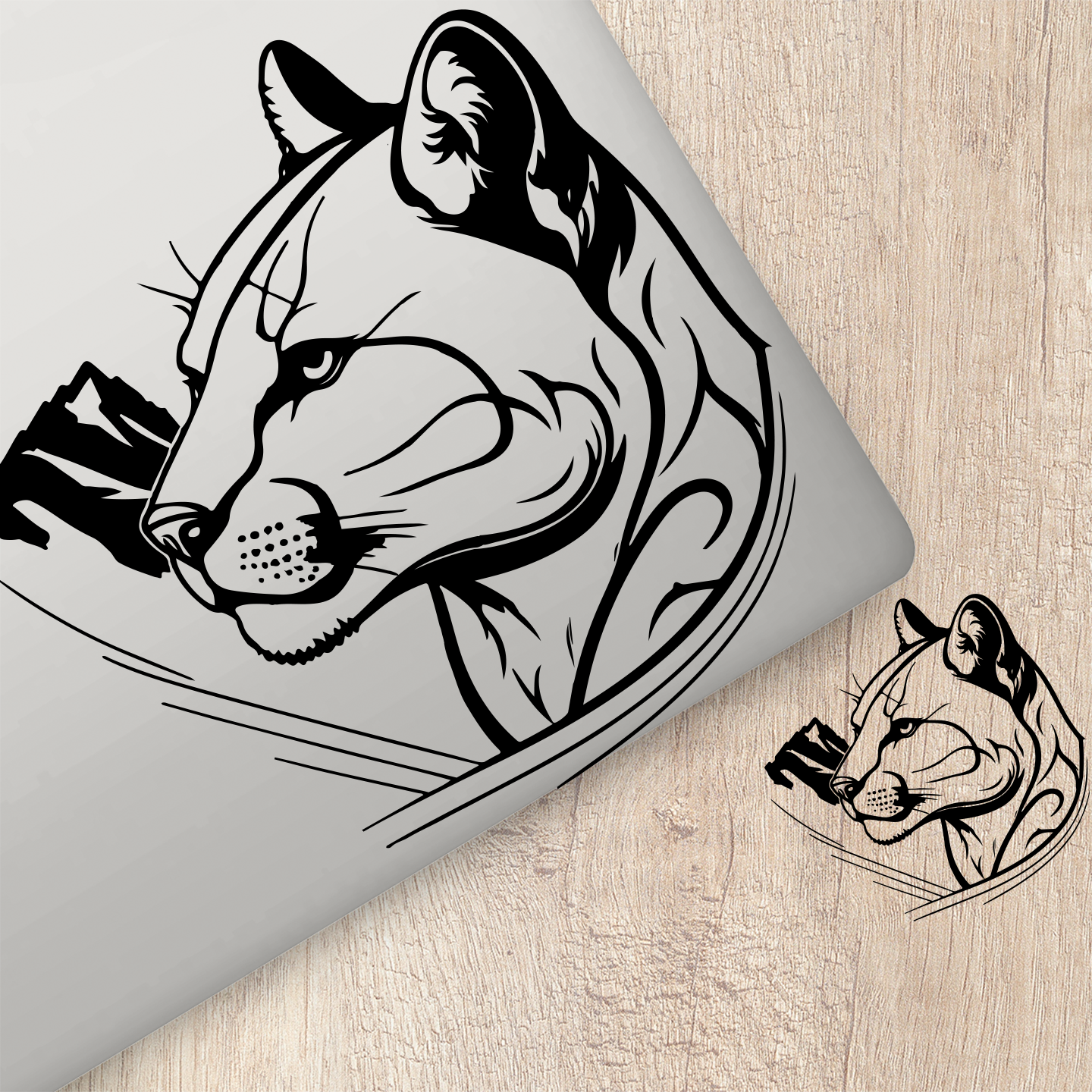 Cougar Sticker | Animal Stickers For Cars Australia – Pet Stickers ...