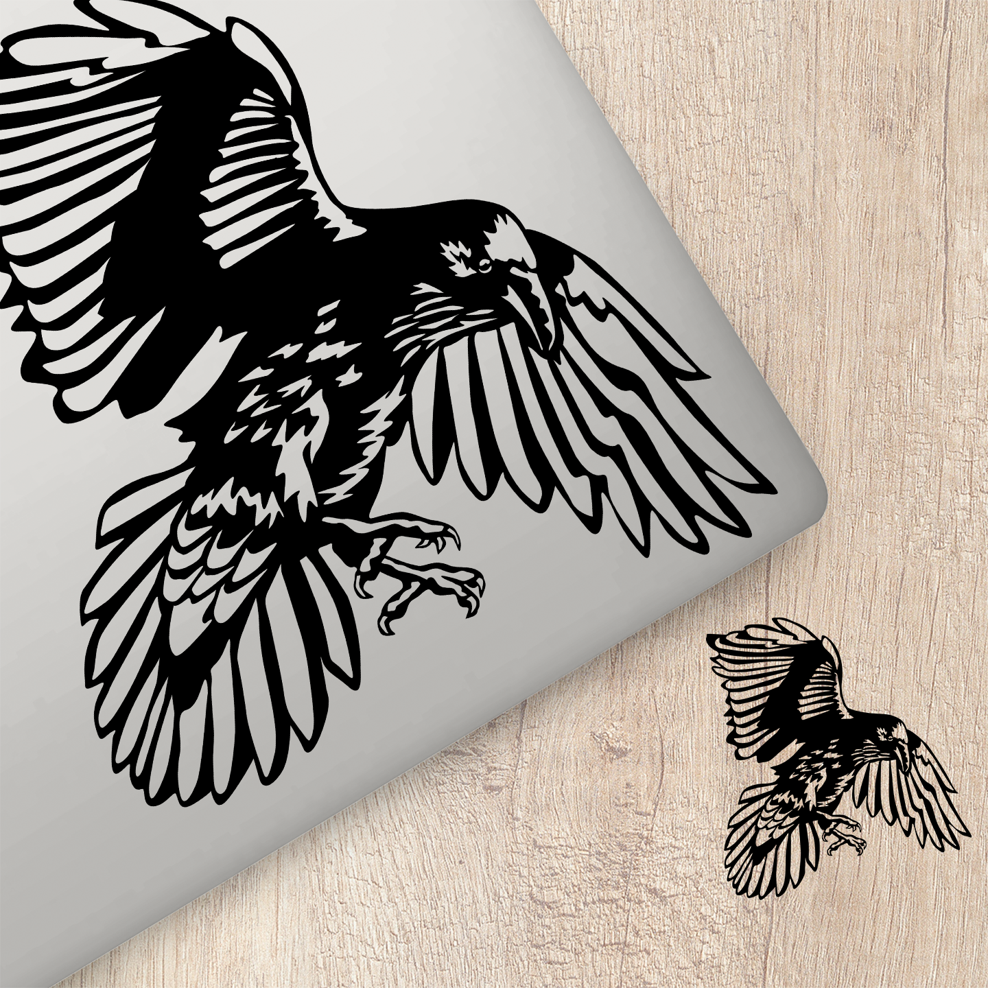 Raven In Flight Sticker | Pagan Stickers For Cars Australia – Pet ...
