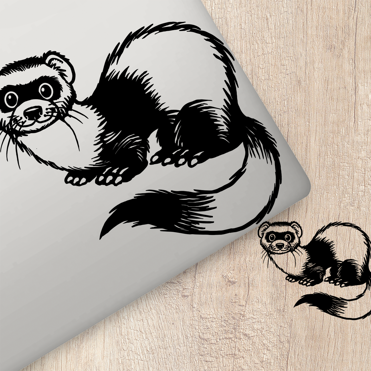 Cute Ferret Sticker