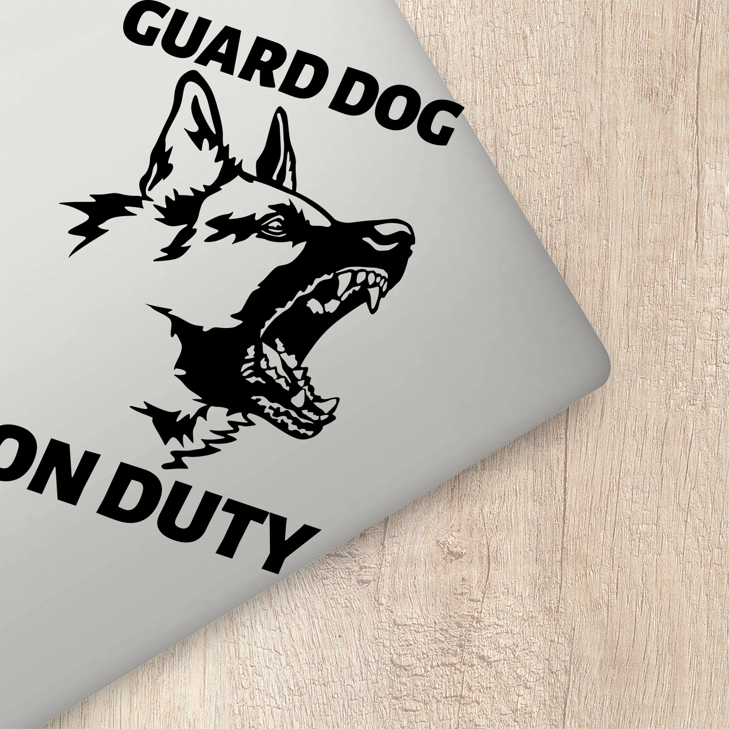 Guard Dog German Shepherd Sticker