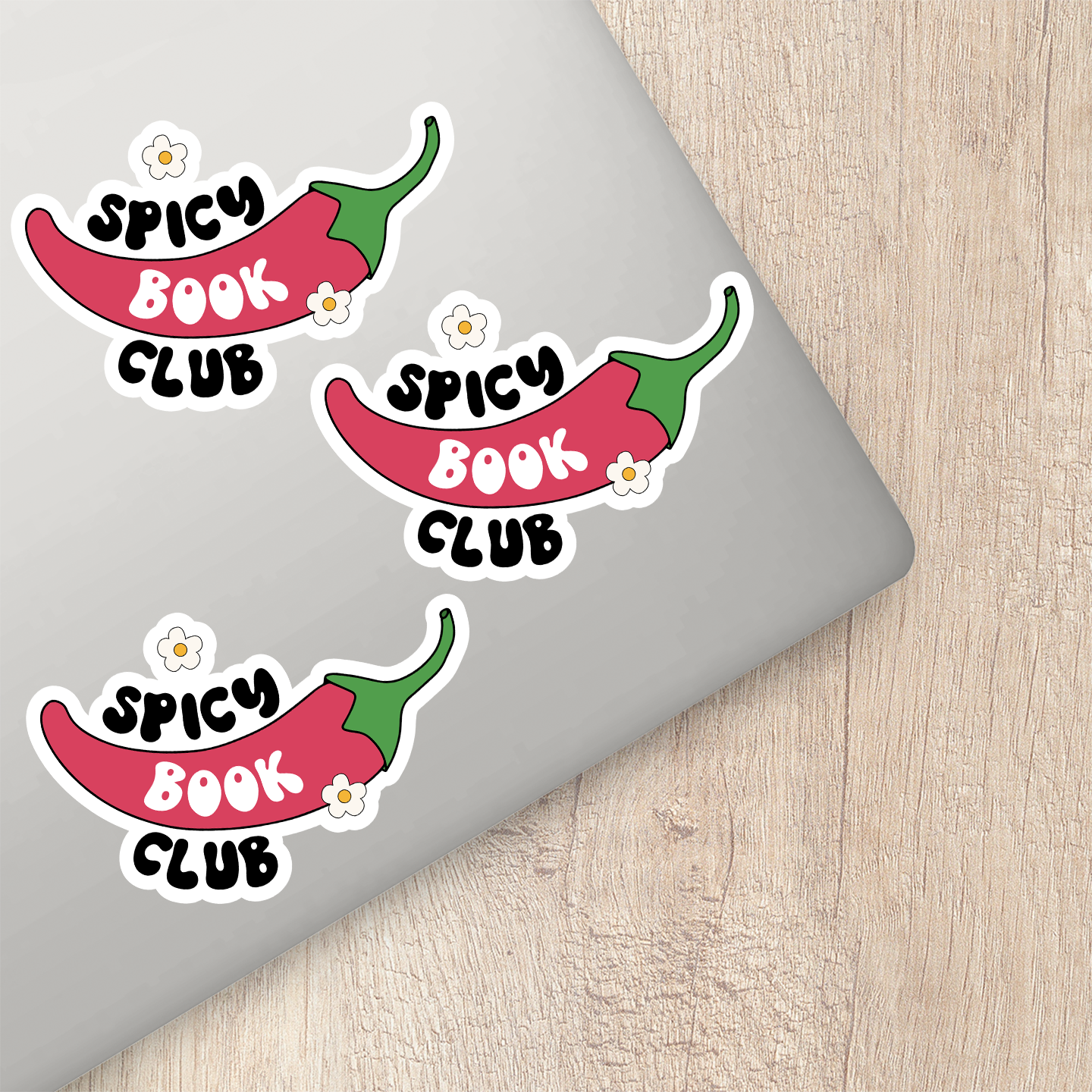 Spicy Book Club Sticker